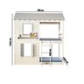 Beliche Montessoriano Club House Premium com Telhado Completo Casatema MadeiraOriginals - 10