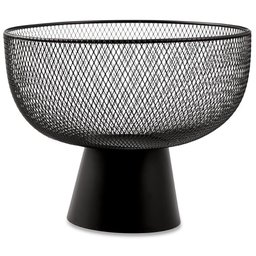 Fruteira Centro de Mesa Preto em Metal Aramado Mart M - 1