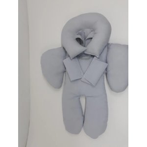 Almofada Protetor Redutor De Bebê Conforto emma baby redutor bebe conforto Cinza