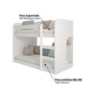 Ver imagem 4 de Beliche Infantil Montessoriano Fantasia com 1 Prateleira MDF 