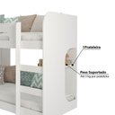 Ver imagem 5 de Beliche Infantil Montessoriano Fantasia com 1 Prateleira MDF 