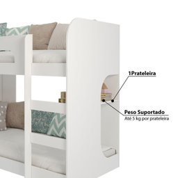 Beliche Infantil Montessoriano Fantasia com 1 Prateleira MDF  - 5