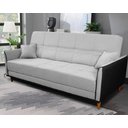 Ver imagem 2 de Sofá Cama Sérvia 2,00m Cinza Linho Rústico - King House