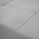 Ver imagem 5 de Sofá Cama Sérvia 2,00m Cinza Linho Rústico - King House