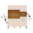 Ver imagem 5 de Cozinha Compacta 6p 2g 161 Cm Montesa Freijo Soft Ktp