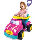 Ver imagem 1 de Carrinho de Passeio e Pedal para Bebe Maral Sport Car Rosa