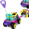 Carrinho de Passeio e Pedal para Bebe Maral Sport Car Rosa - 2