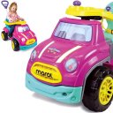 Ver imagem 3 de Carrinho de Passeio e Pedal para Bebe Maral Sport Car Rosa