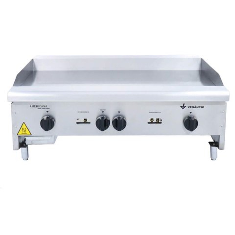 Chapa Venancio Americana em Aço Inox Escovado com Chapa 8 Mm em Aço Laminado Glp - Cg90