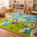 Ver imagem 5 de Tapete Termico Galinha Pintadinha Grande Tatame Infantil Emborrachado Dupla Face 180x120cm Educativo