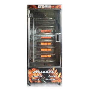 Assador de Frangos Tipo Grelhas 56 Frangos Br55 Brasgrill:127v