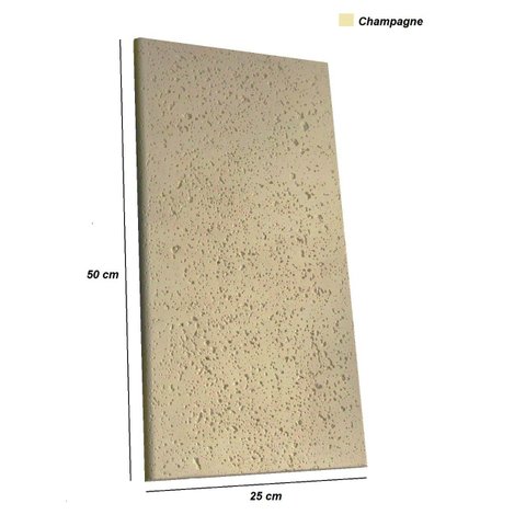 Borda Atérmica e Antiderrapante 50x25x1,5cm Champagne