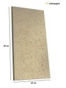 Ver imagem 1 de Borda Atérmica e Antiderrapante 50x25x1,5cm Champagne