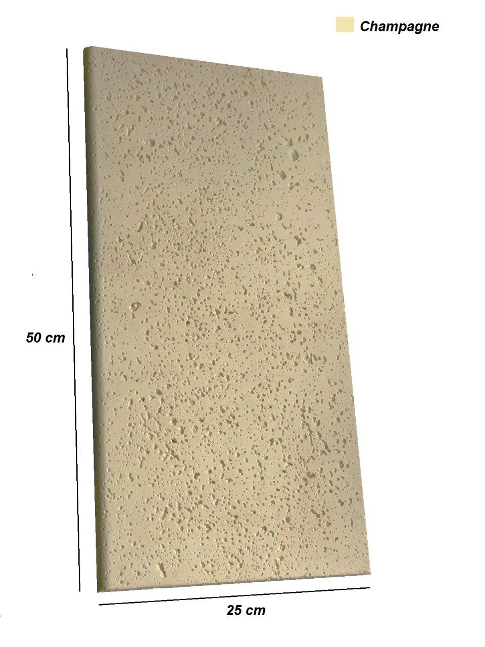 Borda Atérmica e Antiderrapante 50x25x1,5cm CH