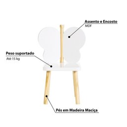 Conjunto Infantil Mesa com 2 Cadeiras Hora de Brincar  - 7