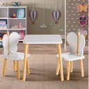 Ver imagem 1 de Conjunto Infantil Mesa com 2 Cadeiras Hora de Brincar Branco