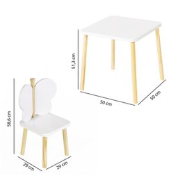 Conjunto Infantil Mesa com 2 Cadeiras Hora de Brincar  - 10