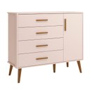 Ver imagem 2 de Cômoda Sapateira Infantil 4 Gavetas 1 Porta Isis