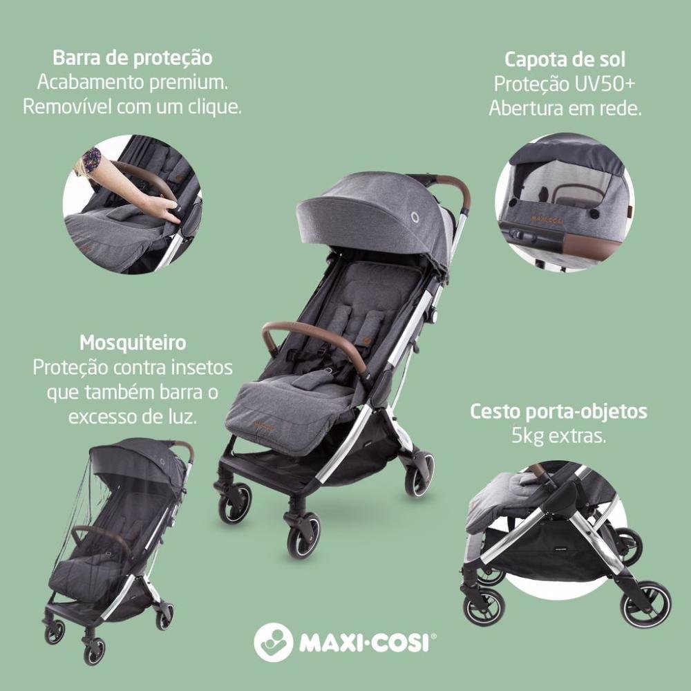 Carrinho de Bebê Eva Luxe Maxi-Cosi Twilic Grey - 16