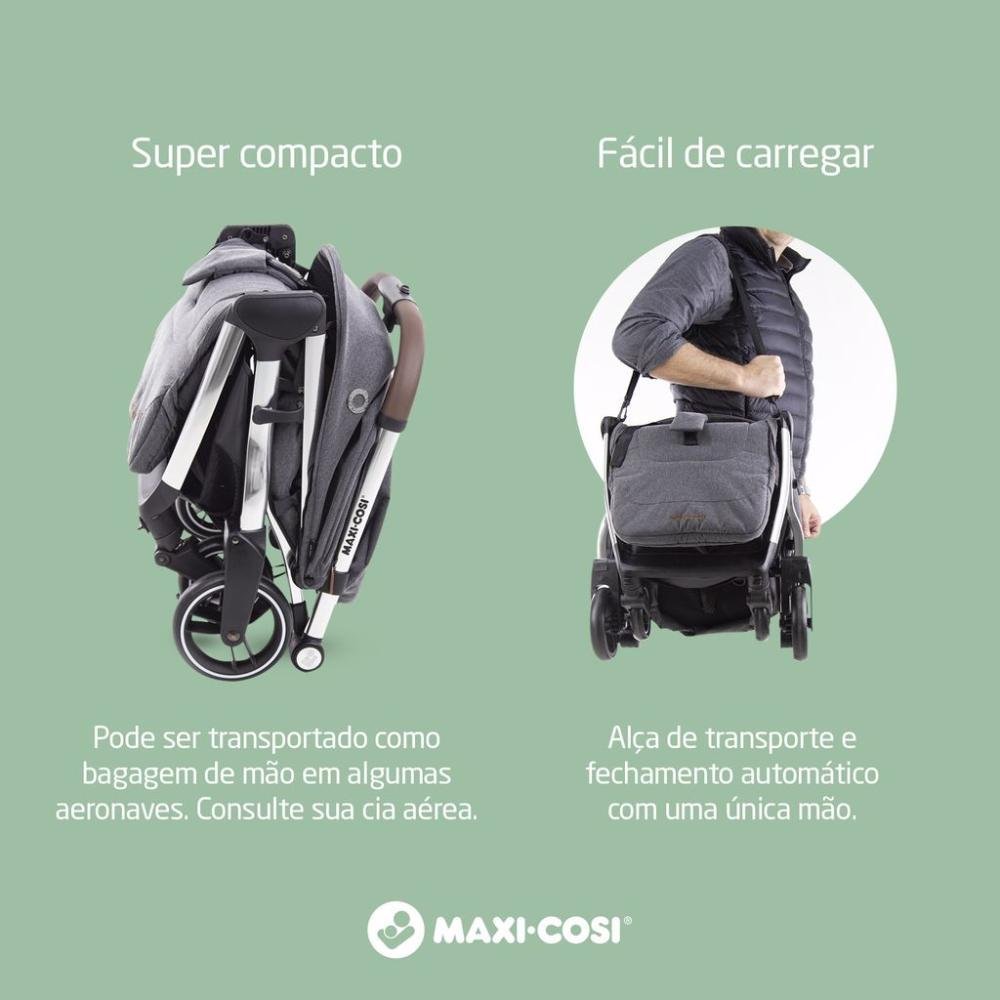 Carrinho de Bebê Eva Luxe Maxi-Cosi Twilic Grey - 14