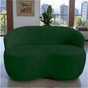 Ver imagem 1 de Namoradeira Decorativa Beatriz Orgânica Suede Verde