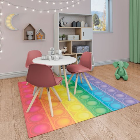 Tapete Comfort Kids 1m X 1,2m Pop It Kapazi