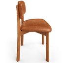 Ver mais imagens de Kit 06 Cadeiras para Sala de Jantar Cozinha Living Estofada Dara L02 Couríssimo Camel - Lyam Decor