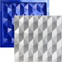 Ver imagem 1 de Forma 3D Gesso e Cimento ABS 1mm - Hexágonos 30x30 cm