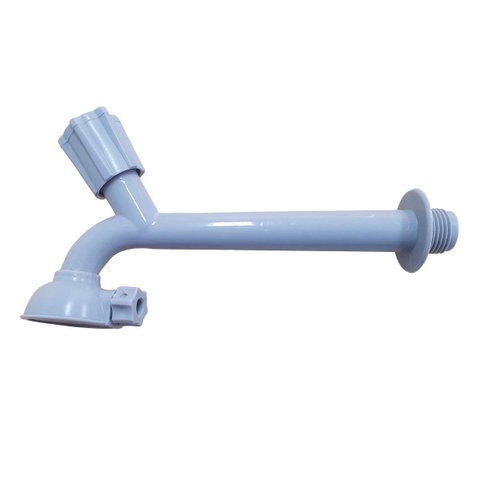 Torneira de Pia 3/4 17cm com Chuveirinho Prime Taivi Cinza