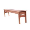 Ver imagem 7 de Conjunto Mesa 160cm 2 Bancos em Madeira Maciça Ultron Marrom