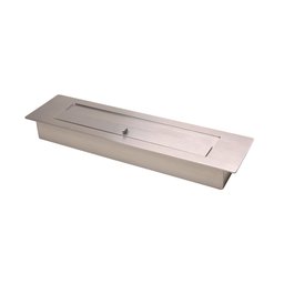 Lareira Ecológica de Embutir Queimador a Álcool com Tampa 101cm - 5 Lareira Ecológica de Embutir Queimador a Álcool com Tampa 101cm - 5