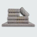 Ver imagem 3 de Jogo de Toalhas 24 P?s Cole??o Montreal 100% Algod?o Cz+br+az+mr