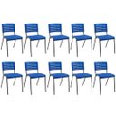 Ver imagem 1 de Kit 10 Cadeiras Escritório Fixa Hotel Auditório Niala NR17