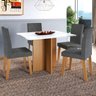 Conjunto Sala de Jantar 1 Mesa 4 Cadeiras Miami  - 1