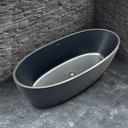 Ver imagem 3 de Banheira Freestanding Imersão Viena 170 Preto 1,7m Pex