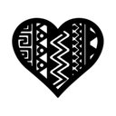 Ver imagem 1 de Escultura de Parede Decorativo Amor Coração Mdf 6mm 40x34cm