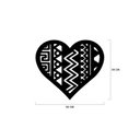 Ver imagem 3 de Escultura de Parede Decorativo Amor Coração Mdf 6mm 40x34cm