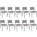 Ver imagem 1 de Kit 10 Cadeiras Escritório Fixa Hotel Auditório Niala NR17