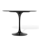 Ver imagem 3 de Mesa de Jantar Tulipa Saarinen Redonda 120 Cm Tampo Jade Cores Preto