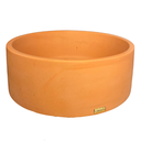 Ver imagem 5 de Cuba Terracota de Apoio Redonda Banheiro Lavabo Concreto 50x32 Artesanal