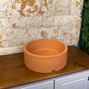 Ver imagem 7 de Cuba Terracota de Apoio Redonda Banheiro Lavabo Concreto 50x32 Artesanal