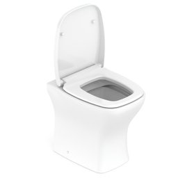 Kit Vaso Sanitário Rimless com Assento PP Softclose Vip Celite - 6