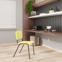 Ver imagem 3 de Kit 10 Cadeiras Escritório Fixa Hotel Auditório Niala NR17