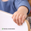 Ver imagem 4 de Baú Infantil Montessori Organizador de Brinquedos com Rodinhas Branco