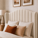 Ver imagem 2 de Cabeceira Cama Box Casal 140cm Zoe Estofada Suede Moderna
