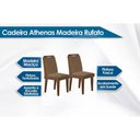 Ver imagem 5 de Kit 2 Cadeiras de Cozinha Athenas 2 Un Madeira Capuccino/linho Bege Turim - Rufato