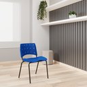 Ver imagem 3 de Kit 10 Cadeiras Escritório Iso Ergoplax Slim Fixa