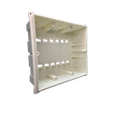 Ver imagem 2 de Centro de Distribuição Embutir Cemar 8 Disjuntores Din ou 6 Nema com Tampa Fumê