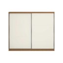 Ver imagem 4 de Guarda Roupa Casal 2 Portas de Correr e 4 Gavetas T583 Canela/Off White - Kappesberg