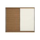 Ver imagem 5 de Guarda Roupa Casal 2 Portas de Correr e 4 Gavetas T583 Canela/Off White - Kappesberg